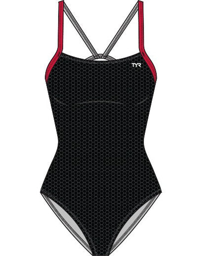 TYR Womens Hexa Cutoutfit Swimsuit