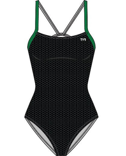 TYR Womens Hexa Cutoutfit Swimsuit