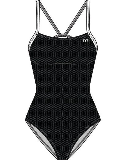 TYR Womens Hexa Cutoutfit Swimsuit