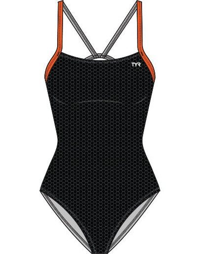 TYR Womens Hexa Cutoutfit Swimsuit