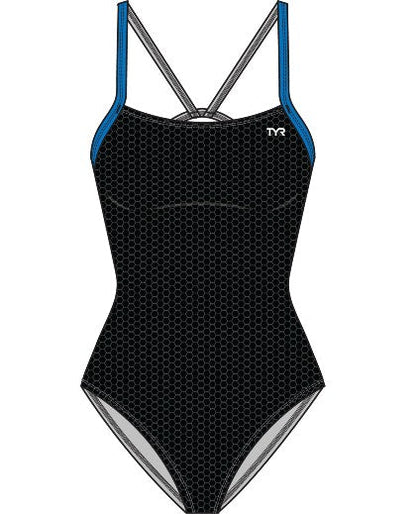 TYR Womens Hexa Cutoutfit Swimsuit
