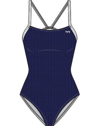 TYR Womens Hexa Cutoutfit Swimsuit