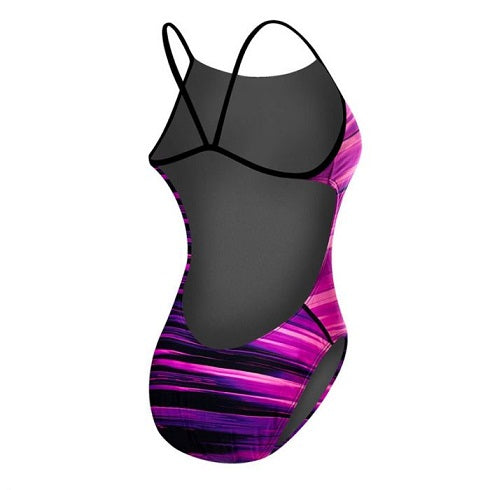 TYR Pink Women\'s Lumen Cutoutfit Swimsuit