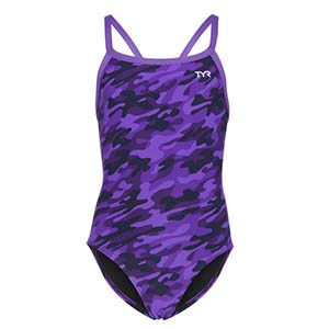 TYR Women\'s Camo Diamondfit One Piece Swimsuit