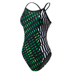 TYR Girls\' Cobra Kai Diamondfit Swimsuit- Youth