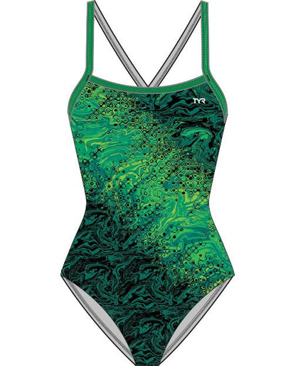 TYR Girls Chroma Diamondfit Swimsuit