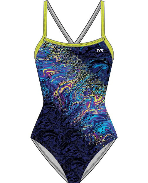 TYR Girls Chroma Diamondfit Swimsuit