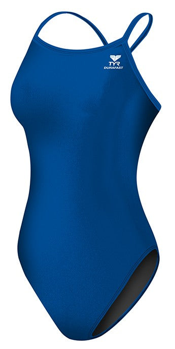 TYR Girls&#39; Durafast Elite Solid Diamondfit Swimsuit - Youth