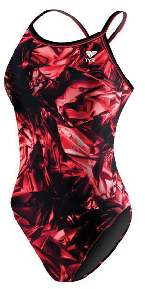 TYR Girls&#39; Freeze Frame Diamondback Swimsuit - Youth