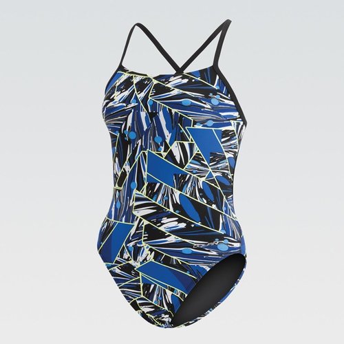 DOLFIN Women's Graphlite Series Green Cross Back One Piece