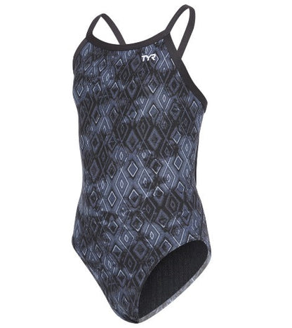 TYR Girl\'s Glacial Diamondfit Swimsuit