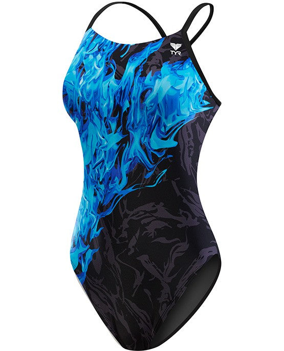 TYR Girls&#39; Ignis Diamondfit Swimsuit- Youth