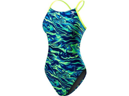 TYR Girl&#39;s Miramar Diamondfit Swimsuit
