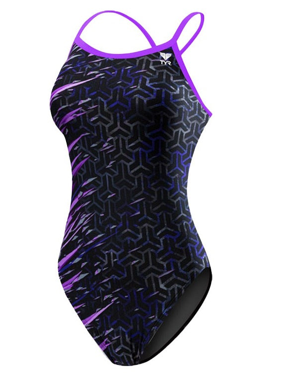 TYR Girls' Synergy Diamondfit Swimsuit - Youth