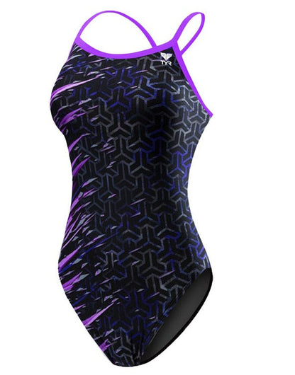 TYR Girls' Synergy Diamondfit Swimsuit - Youth