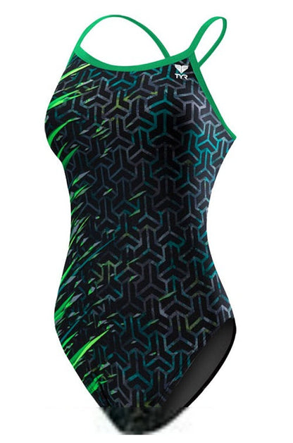 TYR Girls' Synergy Diamondfit Swimsuit - Youth