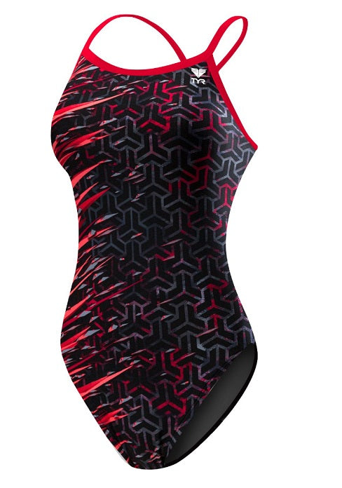 TYR Girls' Synergy Diamondfit Swimsuit - Youth