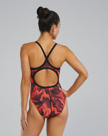 TYR Women’s Durafast Elite Diamondfit One-Piece Swimsuit – Waveform
