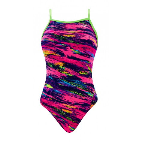 THE FINALS Women\'s Funnies Foil Sassy Wing Back Swimsuit
