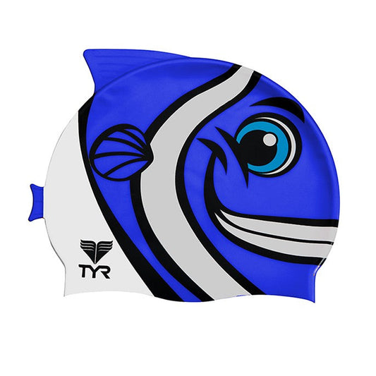 TYR Kid\'s CharacTYR Happy Fish Swim Cap