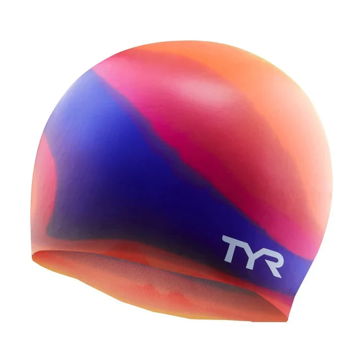 TYR Tie Dye Silicone Youth Swim Cap