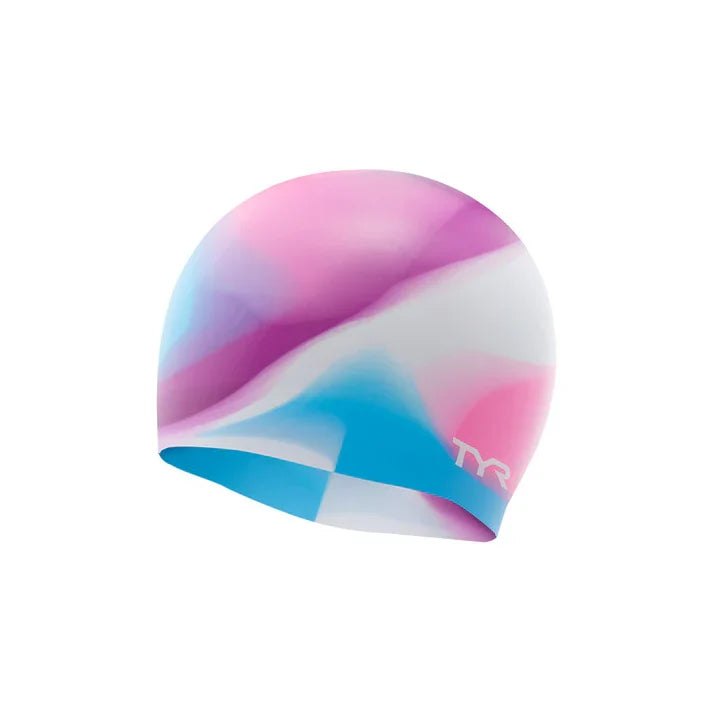 TYR Tie Dye Silicone Youth Swim Cap