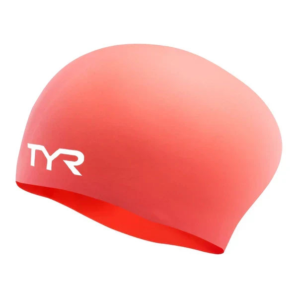 TYR Swim Long Hair Silicone Cap