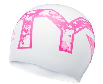 TYR Pink Silicone Swim Cap
