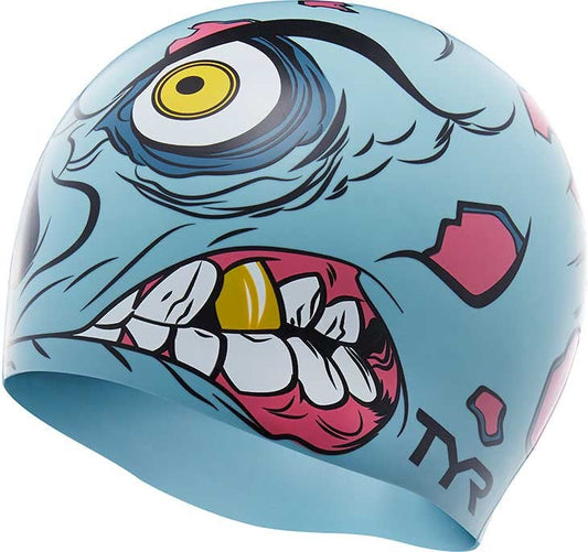 TYR Zombie Silicone Swim Cap