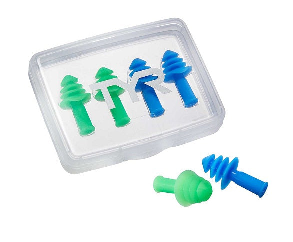 TYR Ergo Flex Ear Plugs - 4 Pack (2 Pairs)