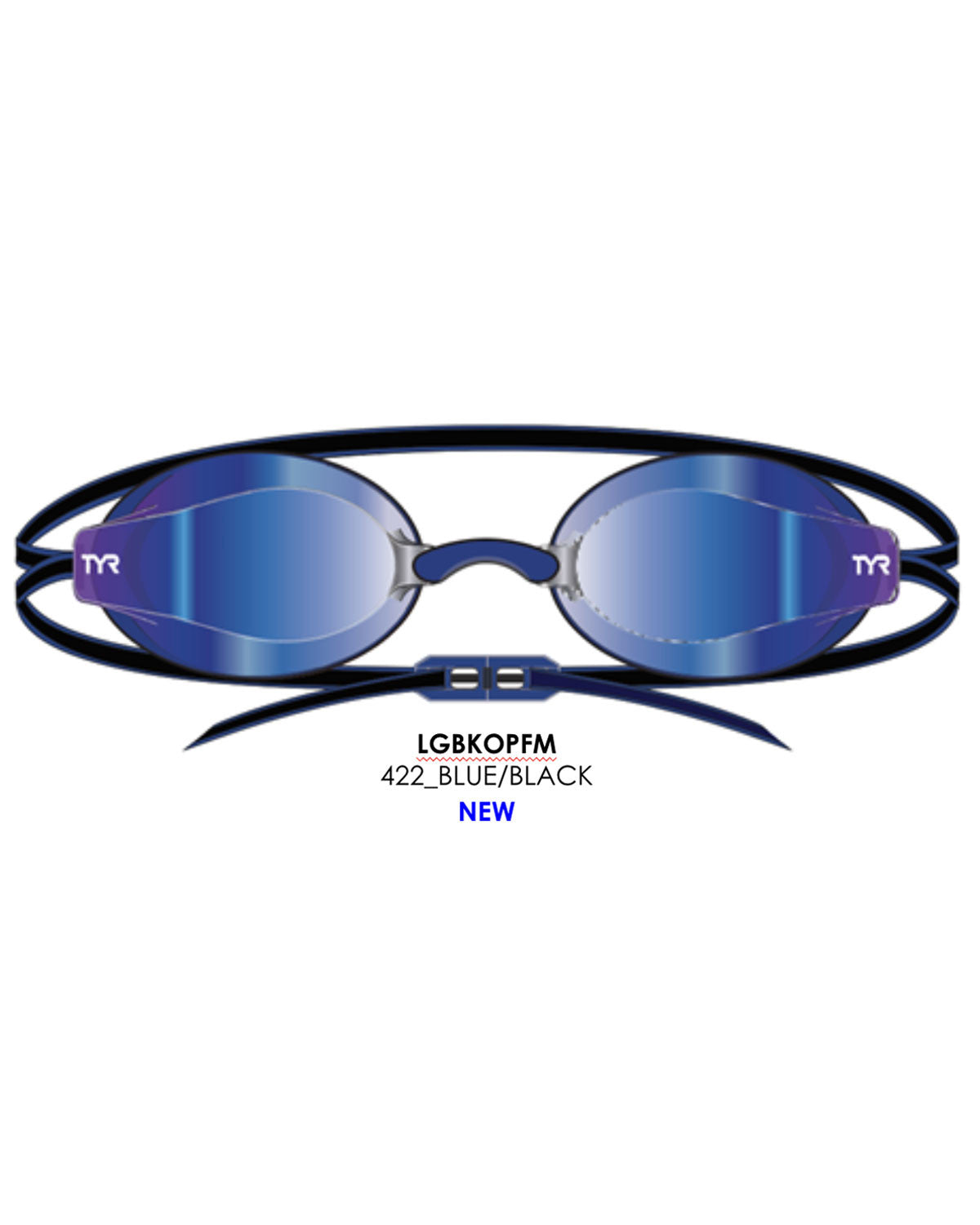 TYR Blackops 140 EV Womens Mirrored Goggle LGBKOPFM