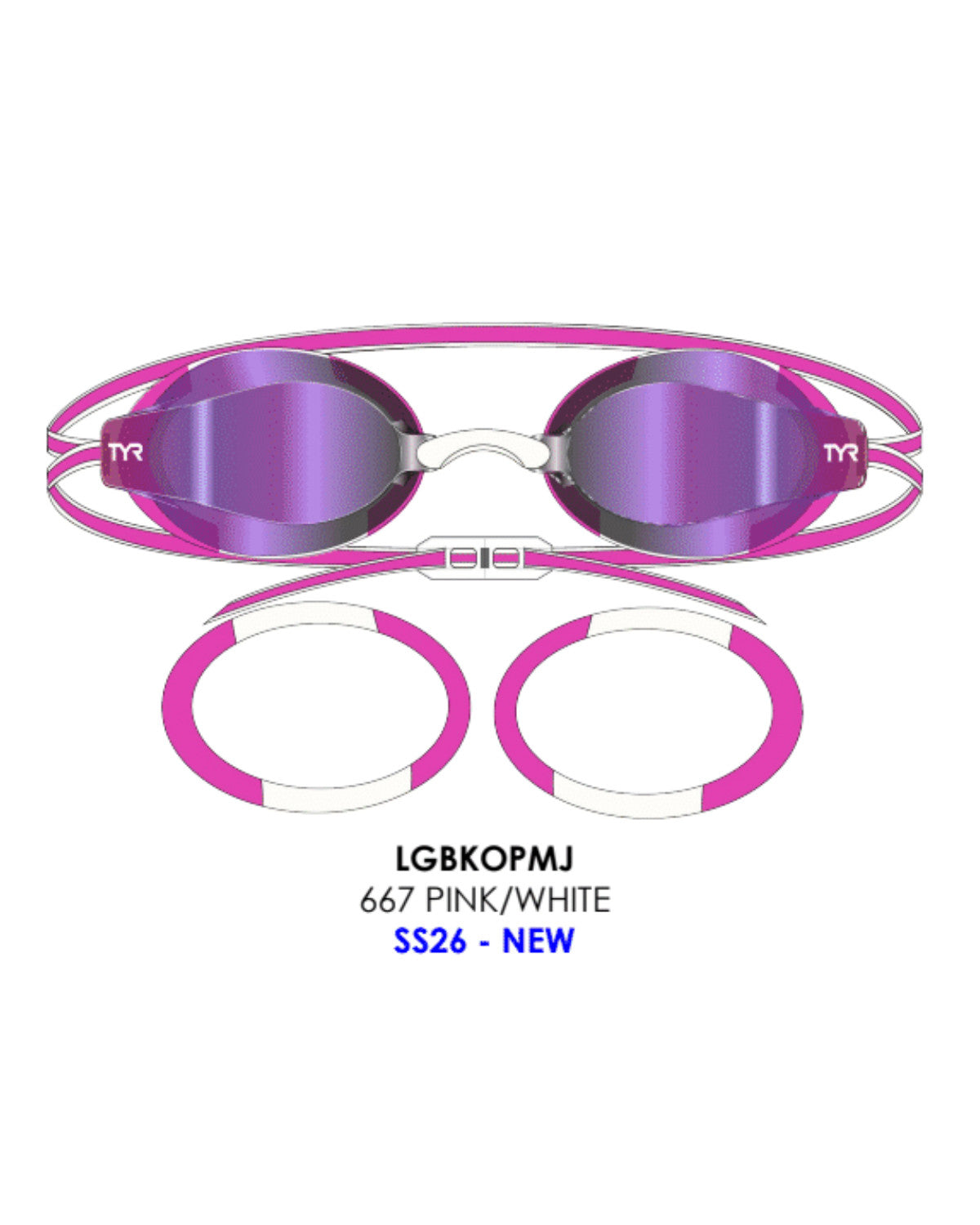 TYR Blackops 140 EV Mirrored JR Goggle