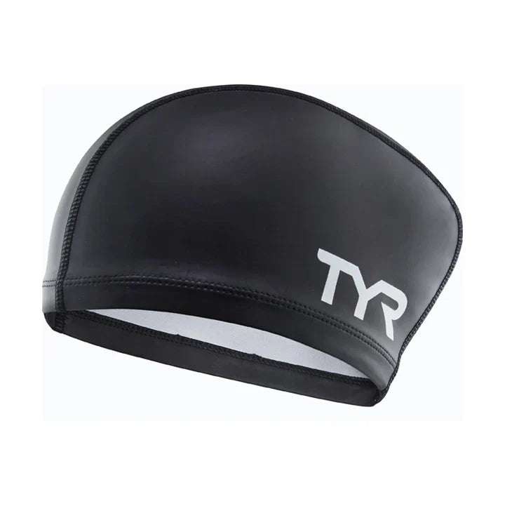 TYR Long Hair Silicone Comfort Youth Swim Cap
