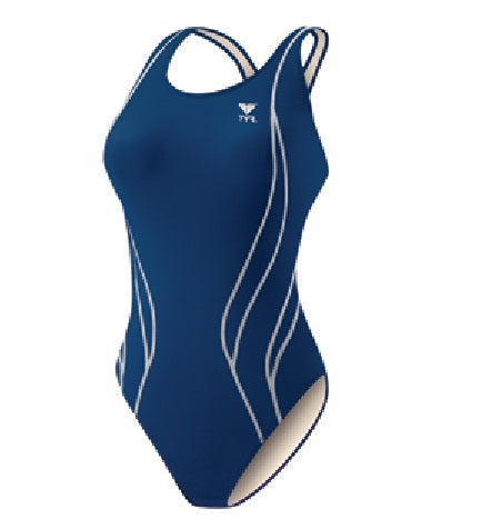 TYR Women's Alliance Team Durafast Splice Maxback Swimsuit - Adult
