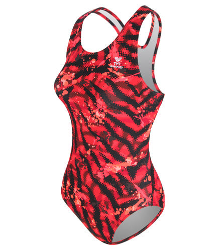 TYR Girls\' Durafast Elite Predator Maxfit Swimsuit - Youth