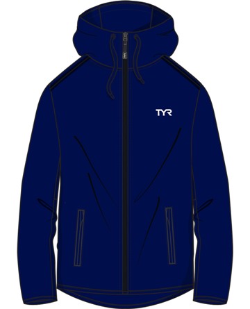 TYR Men\'s Alliance Podium Full Zip Hoodie