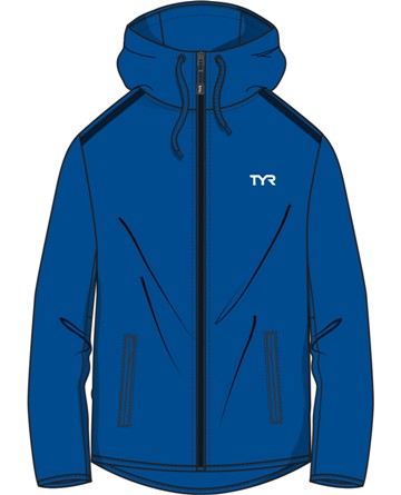 TYR Men\'s Alliance Podium Full Zip Hoodie