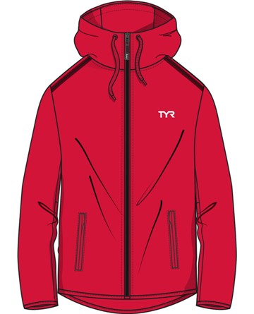 TYR Men\'s Alliance Podium Full Zip Hoodie