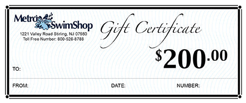 Gift Certificate for $200