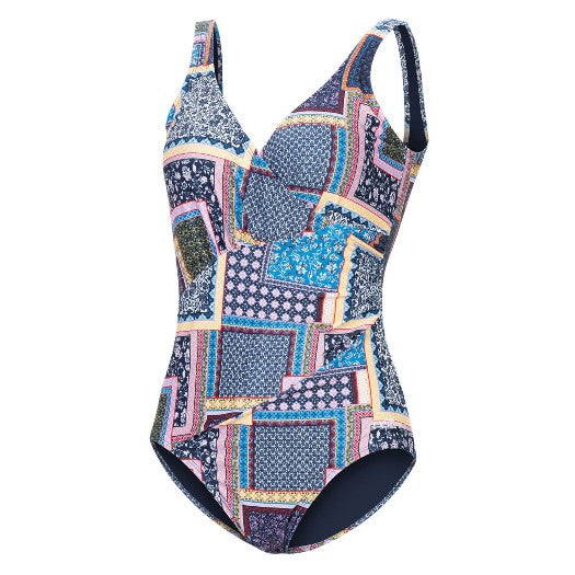 DOLFIN Aquashape Women&#39;s Sweet Escape Moderate Ruched Front One Piece Swimsuit