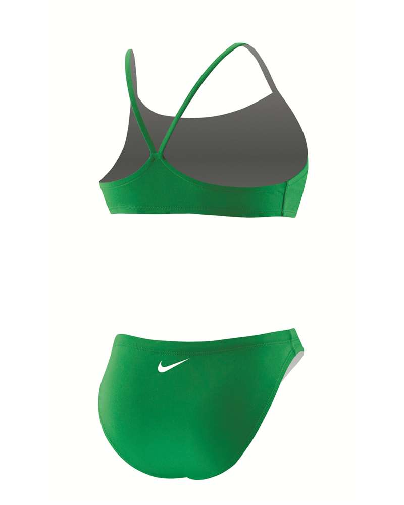 NIKE SWIM Poly Core Solid Sport Top 2 Piece