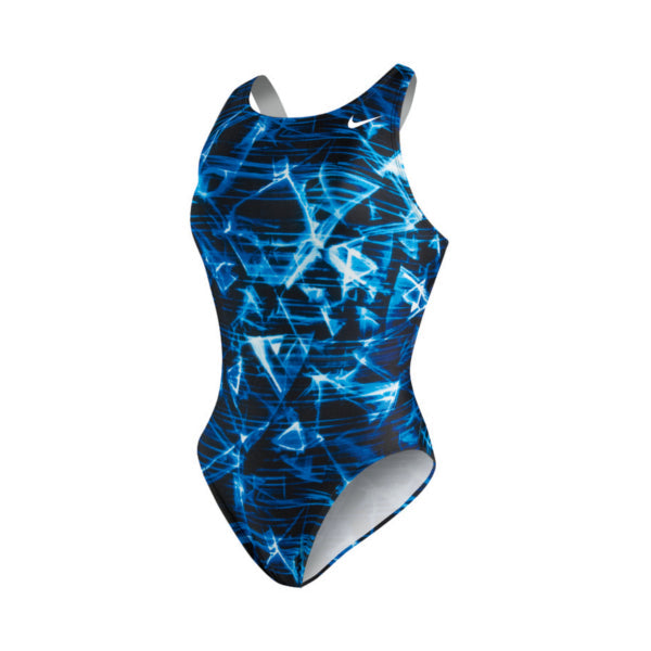 NIKE SWIM Fractured Glass Polyester Fast Back Tank