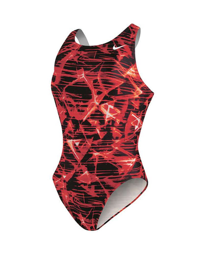 NIKE SWIM Fractured Glass Polyester Fast Back Tank