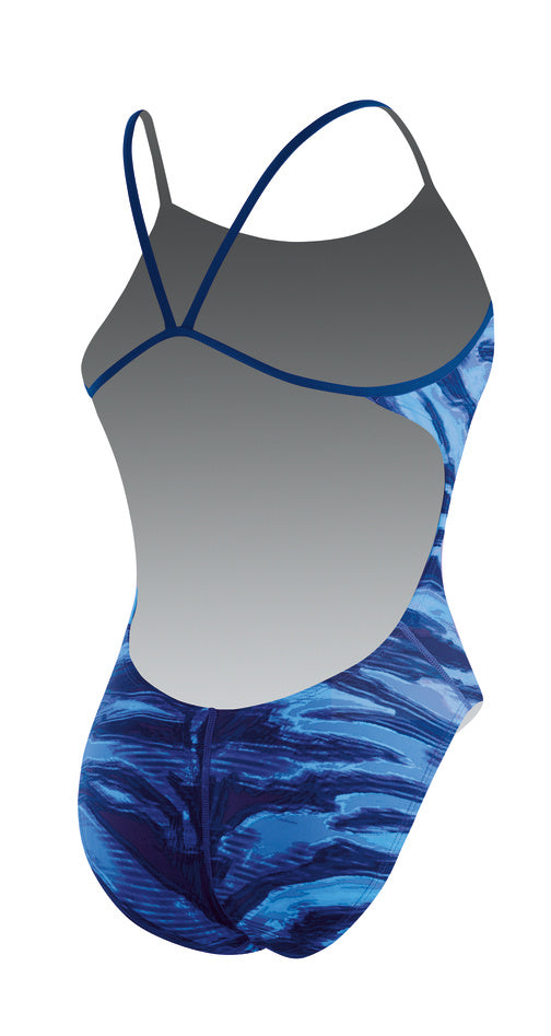 NIKE SWIM Female Electric Anomaly Cut-Out Tank
