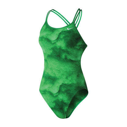 NIKE Women\'s Cloud Spider Back One-Piece Swimsuit