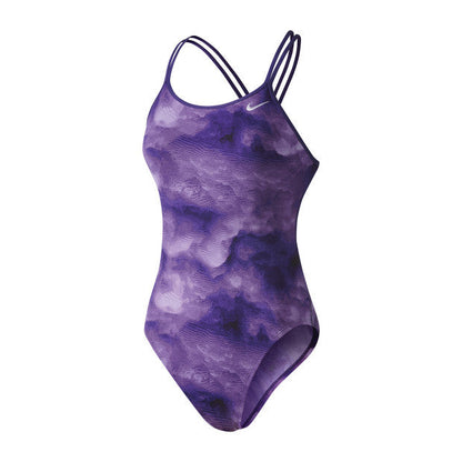 NIKE Women\'s Cloud Spider Back One-Piece Swimsuit