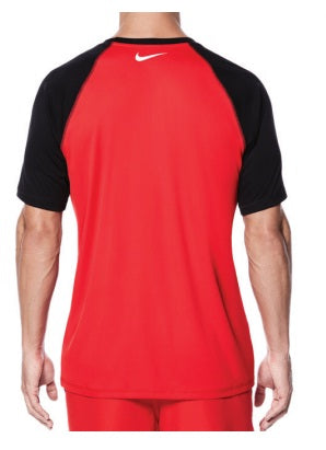 NIKE Guard Men Swim Performance Short Sleeve Hydroguard