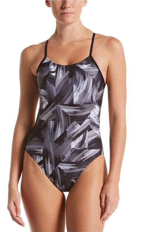 NIKE Women\'s Twisted Break Cut-Out One-Piece