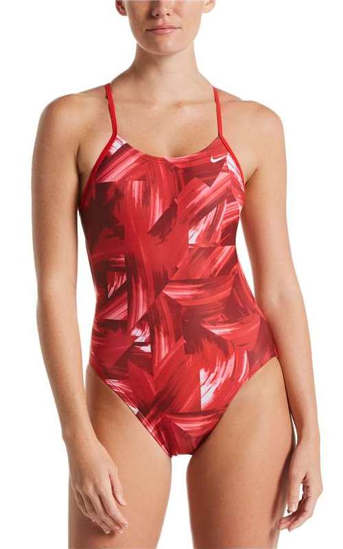 NIKE Women\'s Twisted Break Cut-Out One-Piece