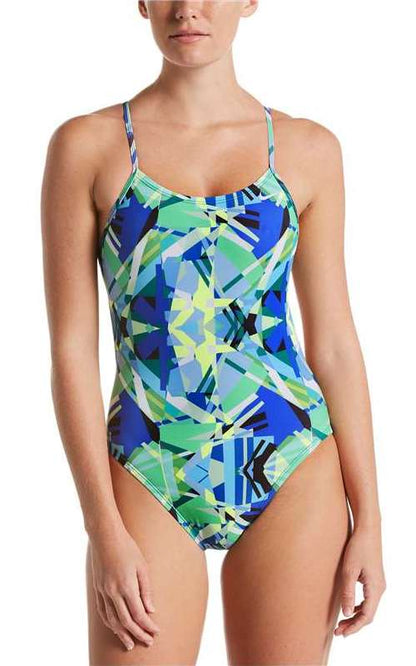 NIKE Women&#39;s Prisma Punch Cut-Out One-Piece